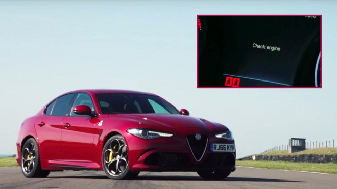 Tohle Alfa nepotřebuje. Giulia se v testu postavila Němcům, selhal jí motor (video)