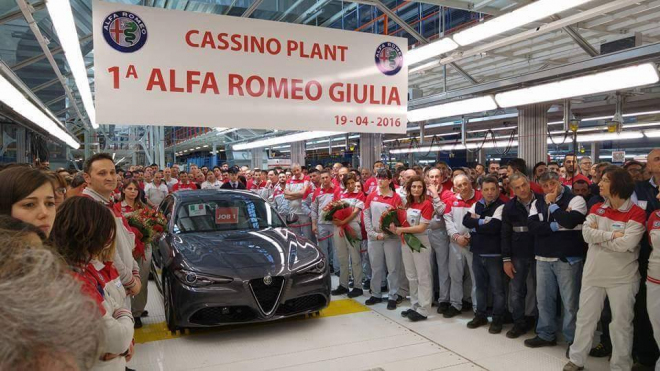 Alfa Romeo Giulia se skutečně začala vyrábět, tohle je důkaz