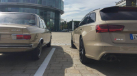 Změnilo se hodně: toto je 50 let „kávové evoluce” Audi, RS6 vedle původní 100 LS