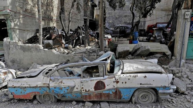 Takhle skončila sbírka 30 veteránů syrského nadšence, jsou z ní jen trosky