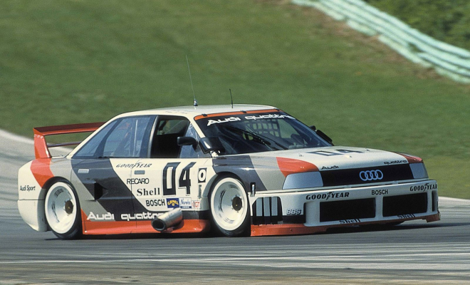 Audi v USA propaguje pětiválec v TT RS skrze závodní Audi 90 Quattro IMSA GTO (video)