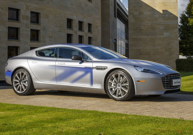 Aston Martin RapidE je tu, nabídne až 1 000 koní s elektromotorem v každém z kol