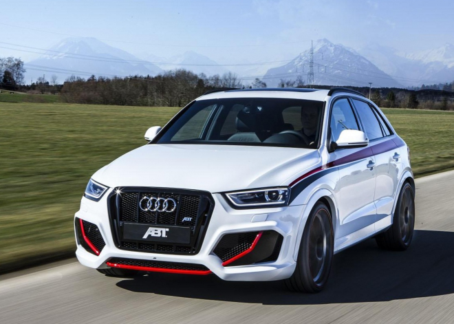 Audi RS Q3 od ABT: těžká váha míří do Ženevy se stovkou koní navíc