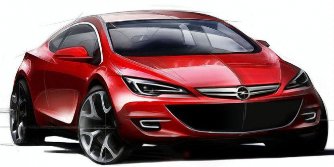 Opel Astra OPC: první skica nové generace