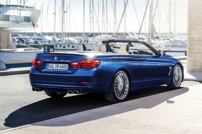 Alpina B4 Bi-Turbo Cabrio: komfortní M4 shodila střechu