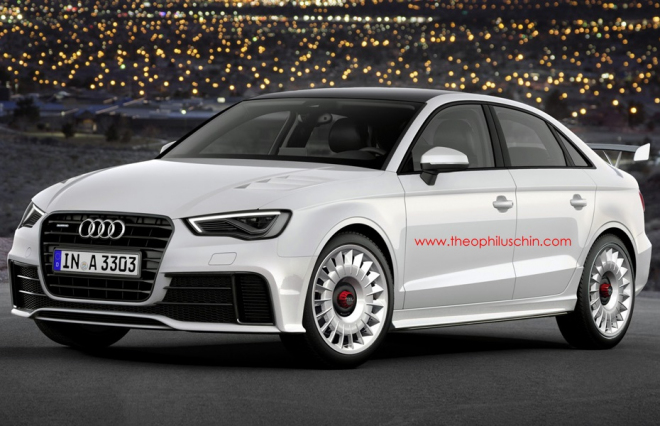 Audi RS3 sedan: konkurence pro CLA 45 AMG by okouzlila hlavně USA (ilustrace)