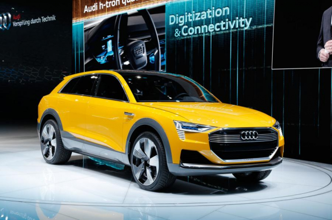 Audi h-tron quattro je vodíková Q6, 286 koní má jenom chvíli