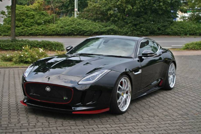Jaguar F-Type Coupe Arden: zatím jen kola, podvozek a jaguár ve skoku (doplněno)