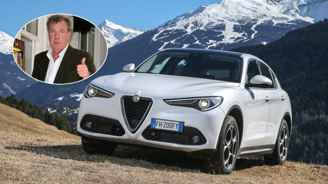 Jeremy Clarkson chtěl strhat novou Alfu Romeo Stelvio, nedala mu šanci