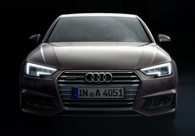 Audi A4 B9 odhaluje své čelní matricové LEDky. Nabízí miliony kombinací svícení (videa)