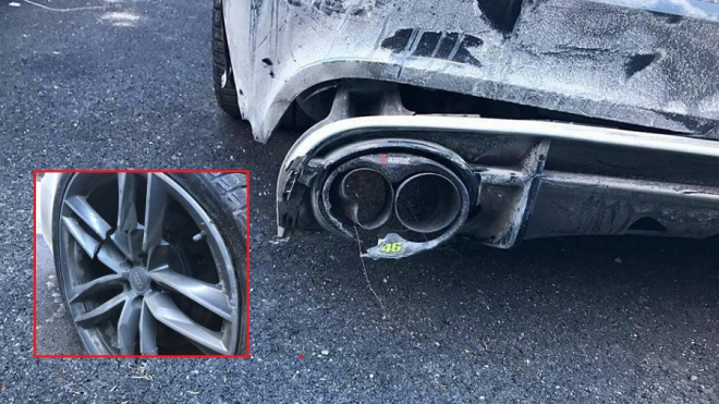 I mistr tesař se na sněhu utne. Valentino Rossi boural se svým Audi RS6