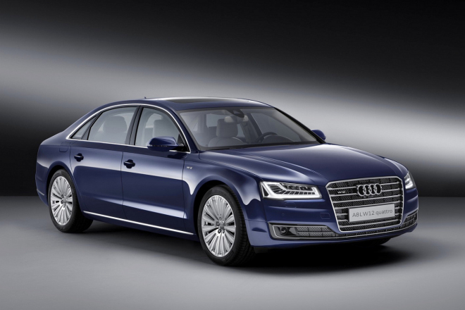 Audi A8 L W12 Exclusive 2014: 50 kusů se speciální kůží