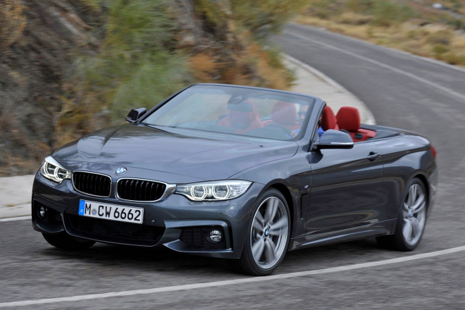 BMW 4 Cabrio 2014 oficiálně odhaleno, je o 300 kg těžší než kupé