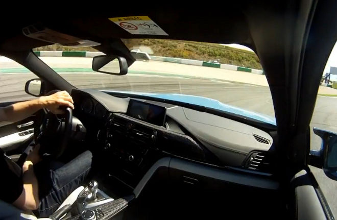 Nové BMW M3 a M4 v akci na okruhu Algarve, řazením automatu nedojímá (video)