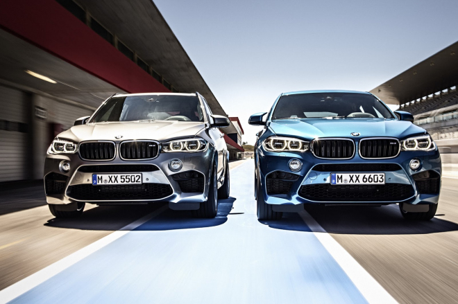 BMW X5 M a X6 M 2015: noví giganti dostali 575 koní, jedou až 280 km/h