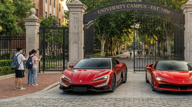 Richard Hammond k 20. výročí své skoro smrtelné havárie podráždil štěstěnu testem 3000koňového čínského vyzyvatele Ferrari