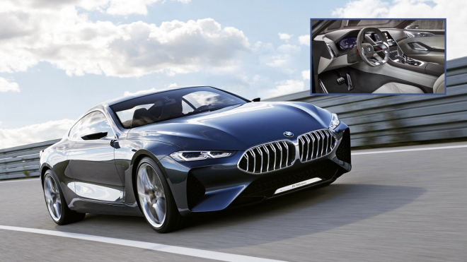 Nové BMW 8 je oficiálně venku. Uvnitř se obejde bez tlačítek, svítí si laserem