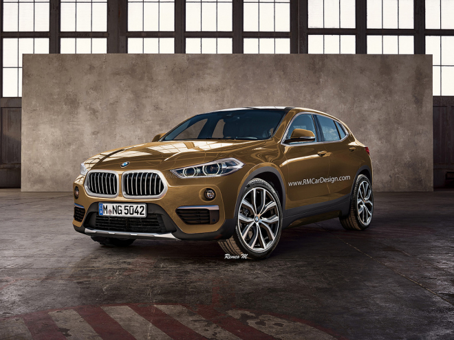 Sériové BMW X2 bude jinak vypadat jen stěží. Prostě stylovější X1 (ilustrace)