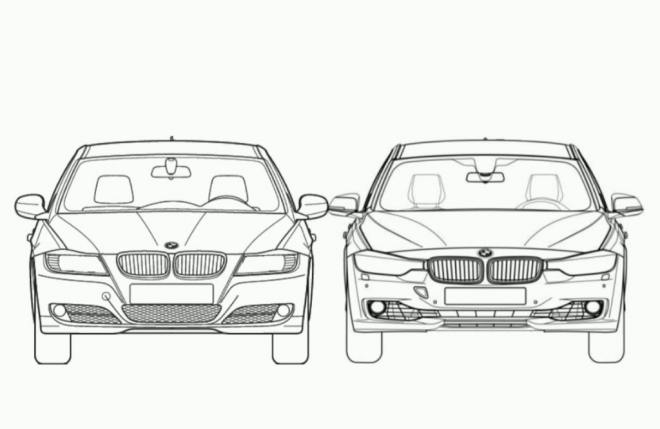 BMW 3 F30 vs. řada 3 E90: přímé srovnání designu a rozměrů (video)