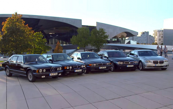 Všechny generace BMW 7 pohromadě: zvolte tu nejhezčí