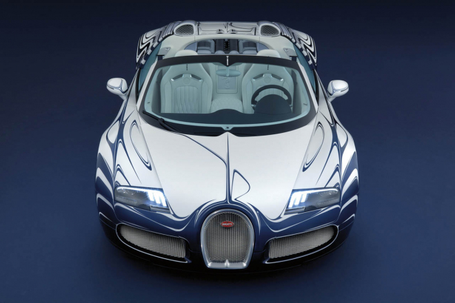 Bugatti Veyron Grand Sport L'Or Blanc: auto z porcelánu
