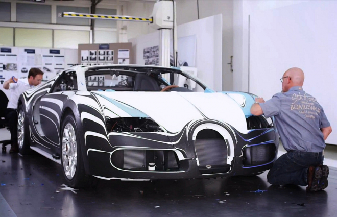 Bugatti Veyron Grand Sport L'Or Blanc: jak vznikal skvost mezi skvosty (video)