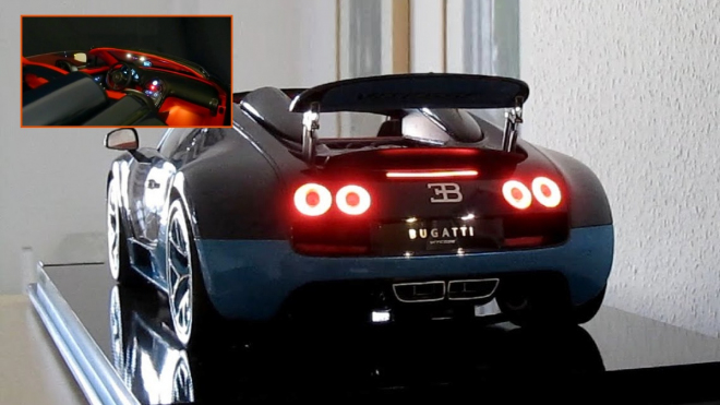 Tenhle model Bugatti Veyron stojí jako Škoda Fabia. Podívejte se, co všechno umí