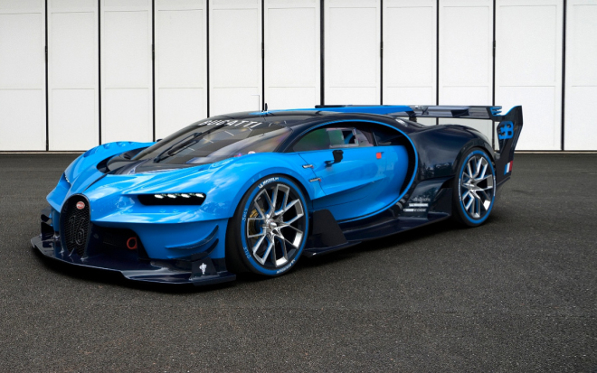 Bugatti Vision GT je venku jako skutečné auto, i s 8,0 W16