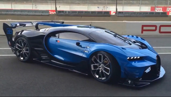 Bugatti Vision GT natočeno na závodním okruhu, co to znamená? (video)