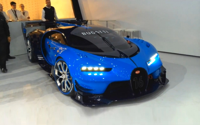 Bugatti Vision GT je plně funkční stroj, poslechněte si jeho bestiální W16 (video)