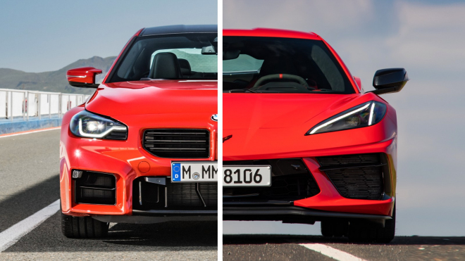 BMW M2 vyzvalo na souboj stejně drahý Chevrolet Corvette, nad letištěm je dodnes slyšet řev litující té troufalosti