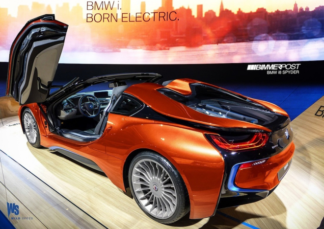 BMW i8 Spyder: otevřená verze dostala požehnání, dorazit má ale až v roce 2015