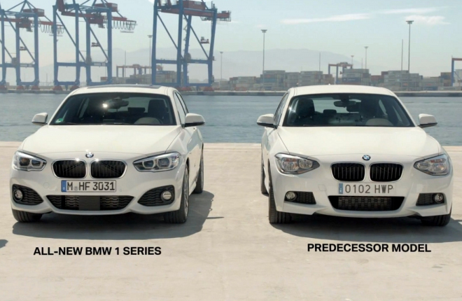BMW 1 s faceliftem vs. to před ním: plastika klapla (video)