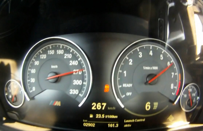 BMW M3 F80 znovu při akceleraci z 0 na 250 km/h, lépe nezní ani o trochu (video)