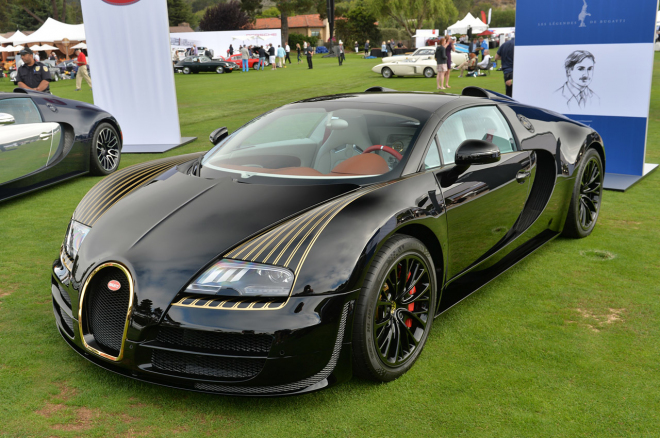 Všech šest Bugatti Veyron Legends bok po boku: tohle jsou auta za 380 milionů Kč (doplněno)