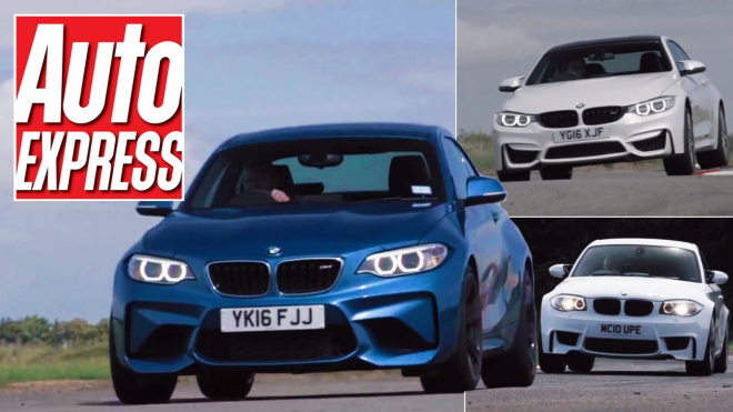 BMW M2 vs. 1M vs. M4: kdo vyhraje bratrovražedný souboj šestiválců? (video)
