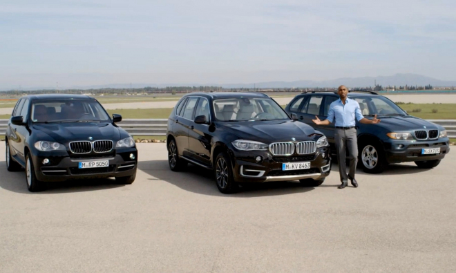 Tak kterou? Všechny tři generace BMW X5 bok po boku (video, foto)