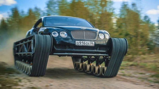 Rusové předělali Bentley na luxusní osobní tank, je překvapivě funkční