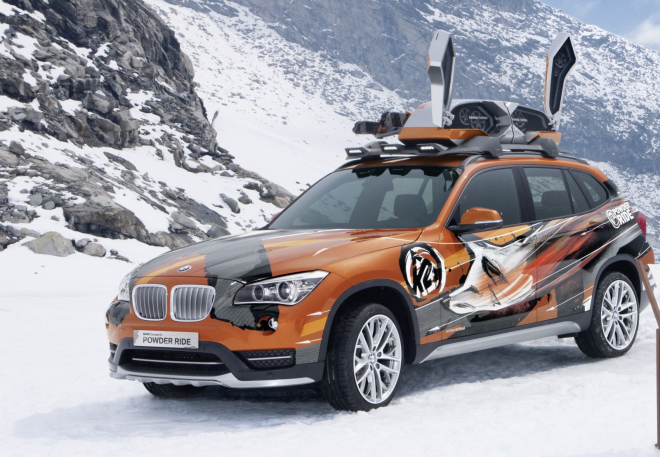 BMW K2 Powder Ride a X1 Edition Powder Ride: Q3 Vail na mnichovský způsob