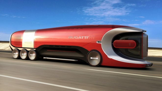 Tahač Bugatti by přepsal dějiny kamionů, vypadá jako žádný jiný na světě