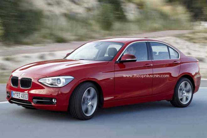 BMW 1 sedan oficiálně potvrzeno. Na trh přijde až později, jako zadokolka