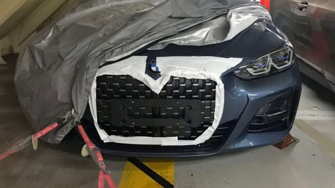 Špión drze nafotil nové (b)obří ledvinky menších BMW, z auta prostě sundal plachtu