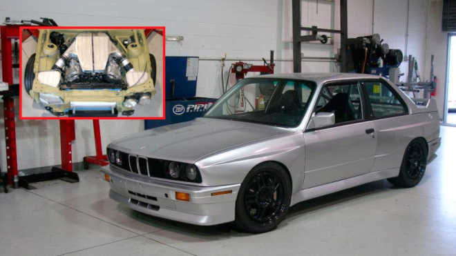 Podívejte se, jak vznikalo BMW M3 E30 s V10 z M5. Vyměnit motor nestačilo