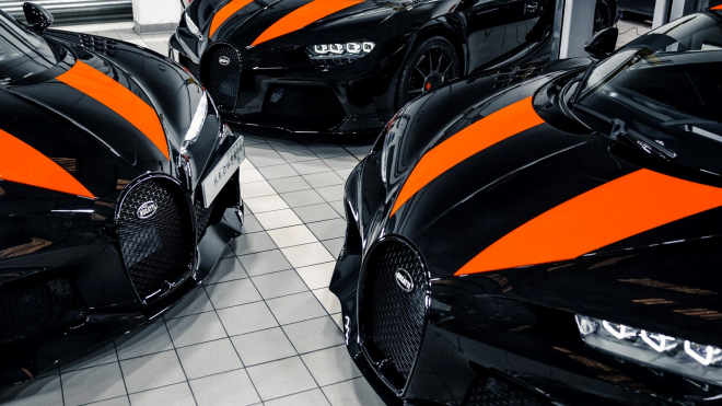Bugatti dodalo desetinu produkce vrcholného modelu přes jediné dealerství, je to jak slet nasupených sršní