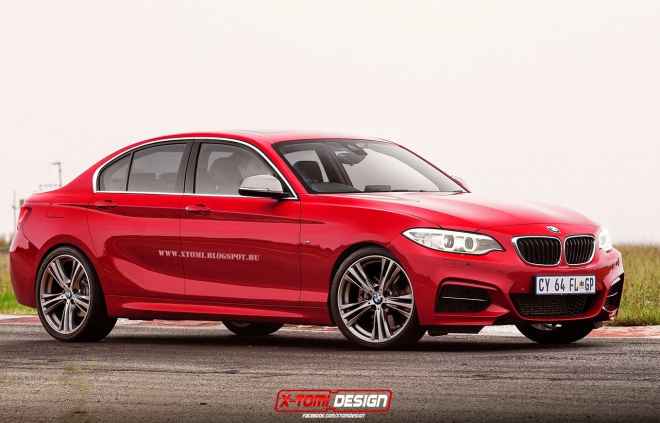 BMW 1 sedan F52 se ukázalo na ilustraci, o mnoho jiné bude jen stěží
