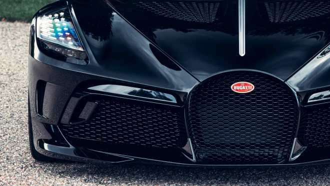 Unikátní Bugatti na sprintech způsobilo poprask, černý přízrak za 400 milionů tam nikdo nečekal