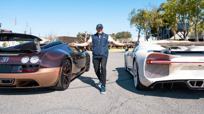 Majitel obou moderních Bugatti srovnal jedno s druhým, to dosud nikdo neudělal