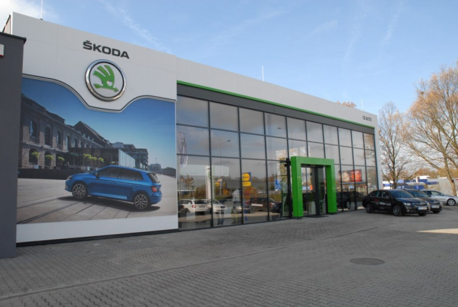 CB Auto má nový autosalon Škoda v Táboře