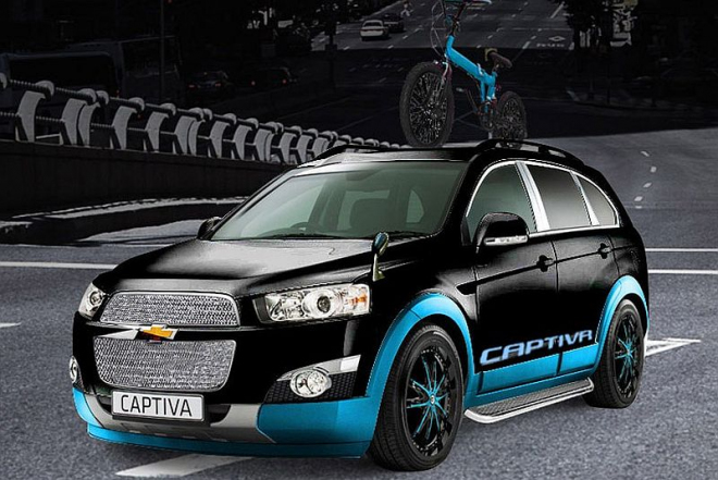 Chevrolet Captiva Freedom Rider a Sonic Street: s tímhle chce Chevy zazářit v Tokiu?