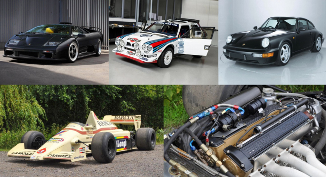 Těchto 5 legend si teď můžete koupit. Je tu i F1 s nejsilnějším turbem BMW